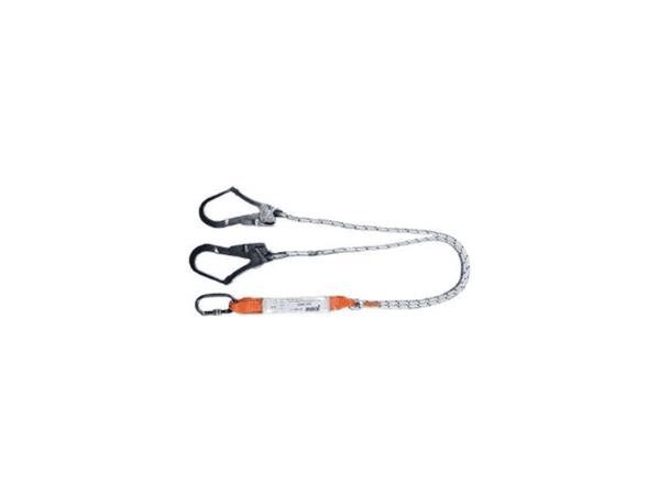 Lanyard Çift Kollu Statik Halatlı Şok Emicili